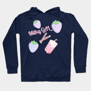 Milky Strawberry Gal Hoodie